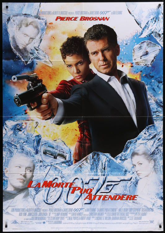 Die Another Day (2002) Original Italian One Panel Movie Poster