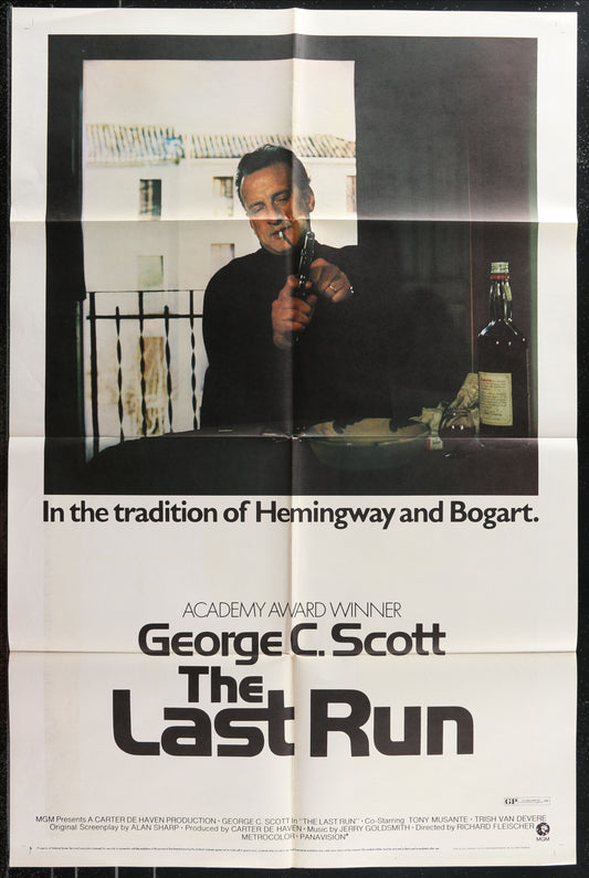 The Last Run (1971) Original US One Sheet Movie Poster