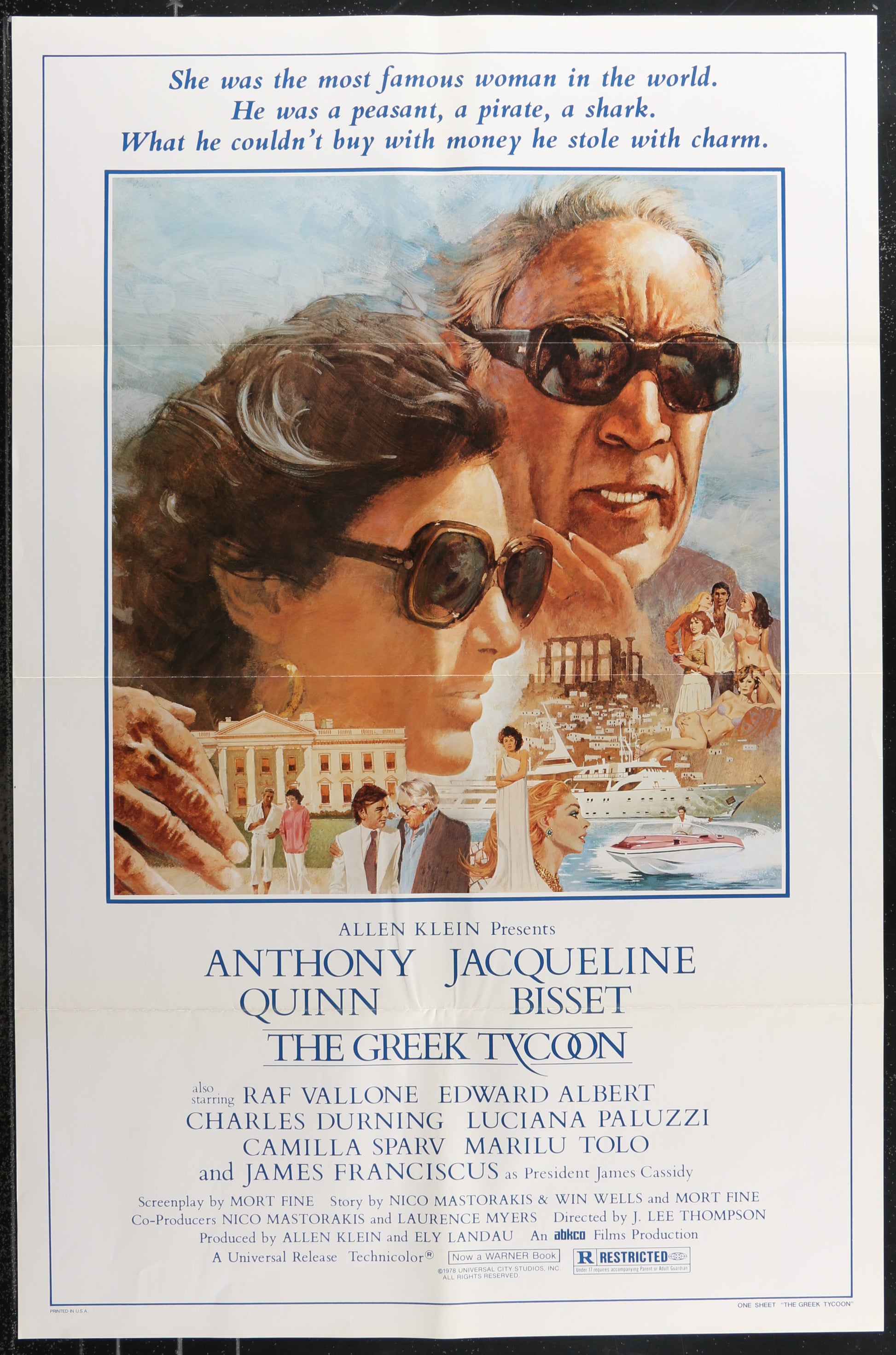 The Greek Tycoon (1978) Original US One Sheet Movie Poster