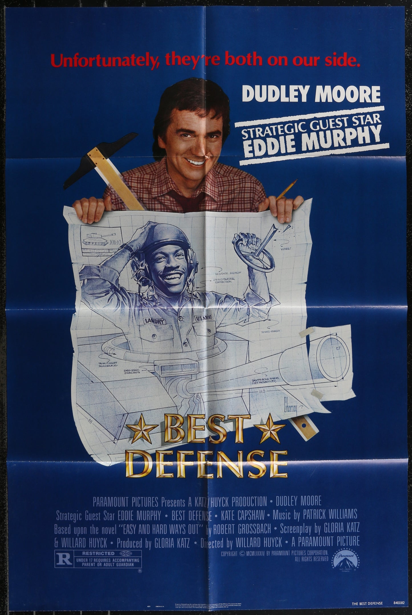 Best Defense (1984) Original US One Sheet Movie Poster