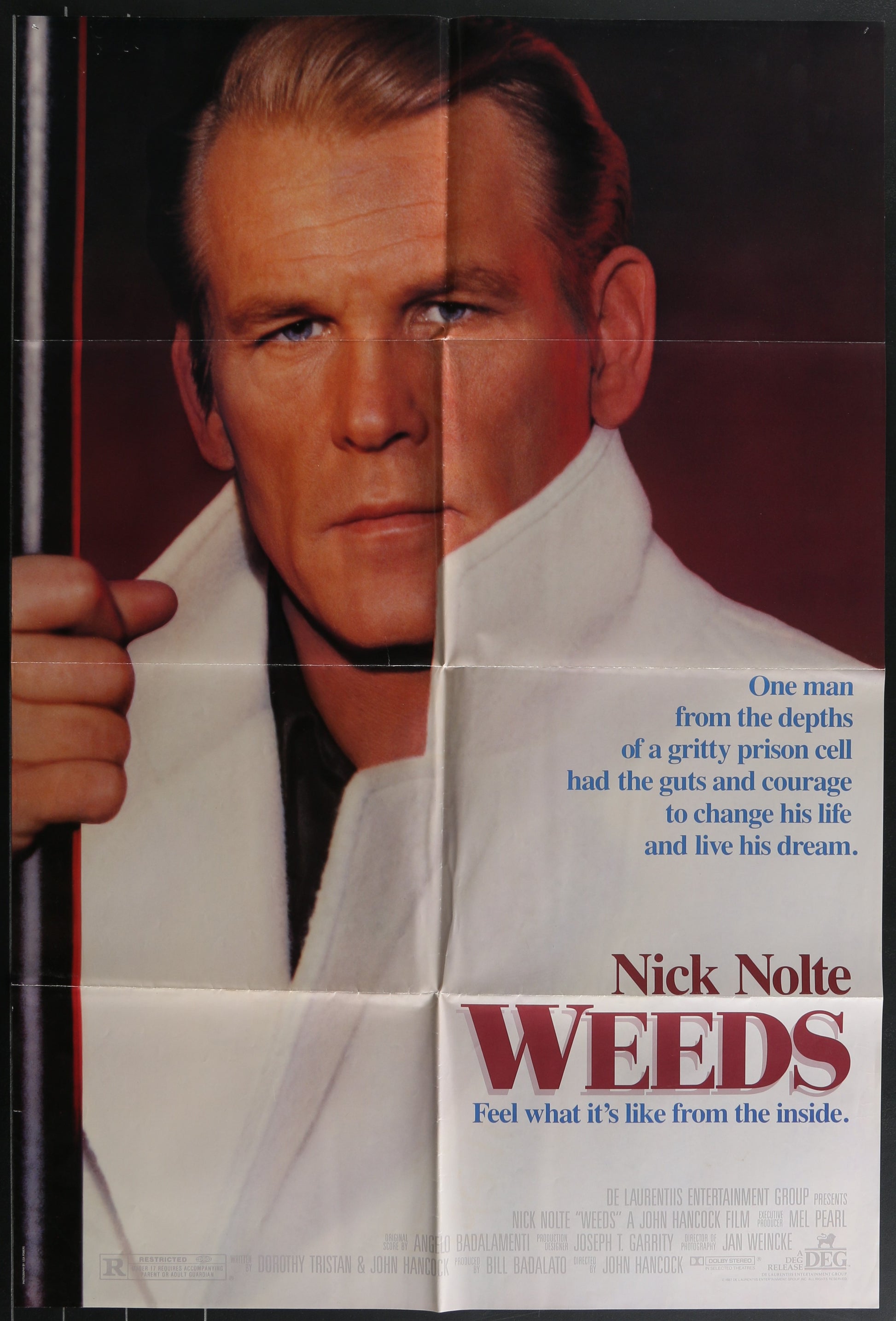 Weeds (1987) Original US One Sheet Movie Poster