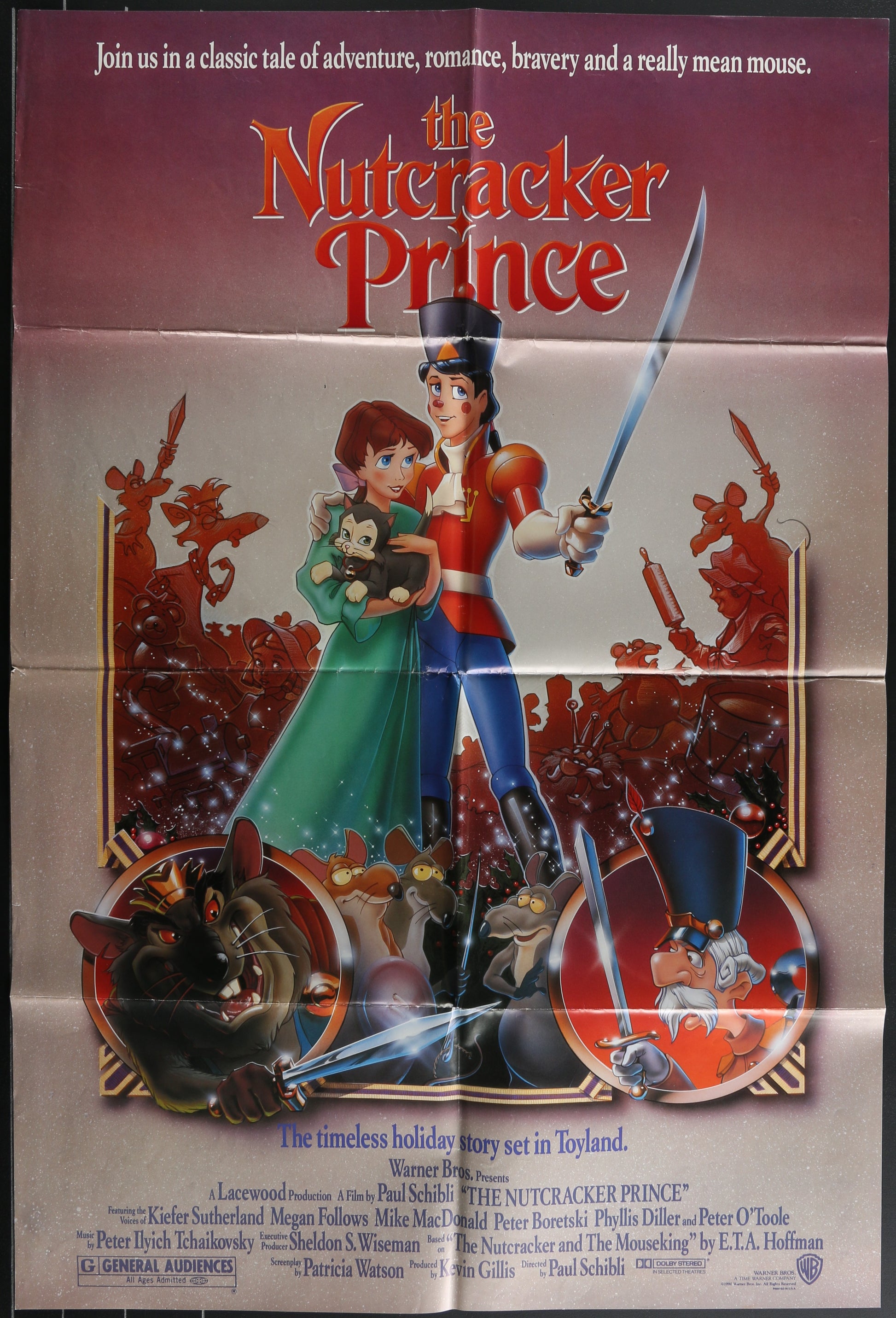 The Nutcracker Prince (1990) Original US One Sheet Movie Poster