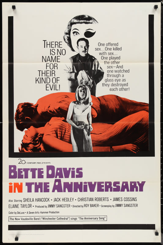 The Anniversary (1968) Original US One Sheet Movie Poster