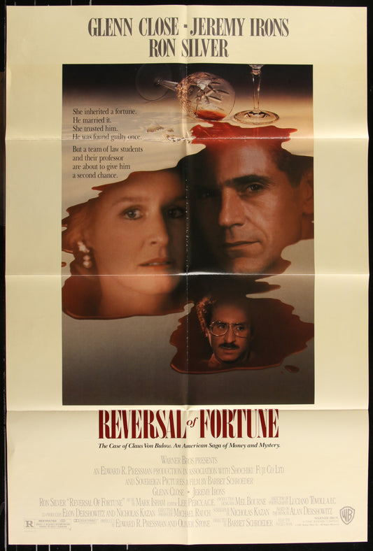 Reversal Of Fortune (1990) Original US One Sheet Movie Poster