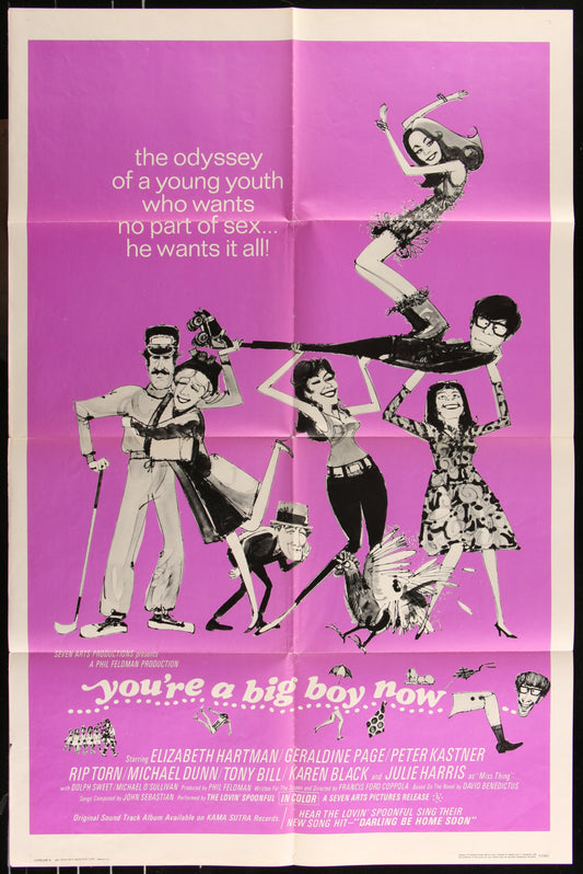 You're A Big Boy Now (1967) Original US One Sheet Movie Poster