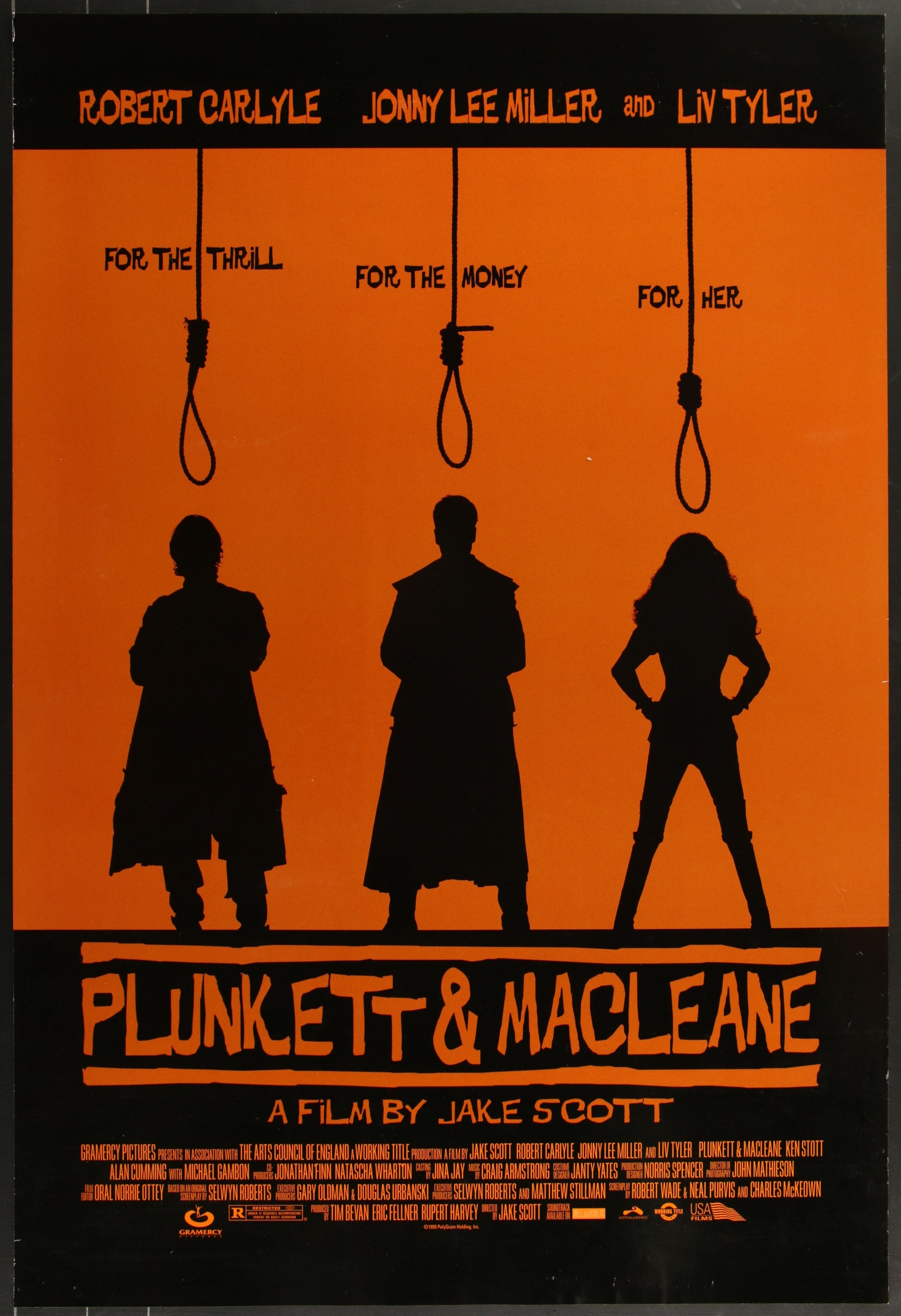 Plunkett & Macleane (1999) Original US One Sheet Movie Poster