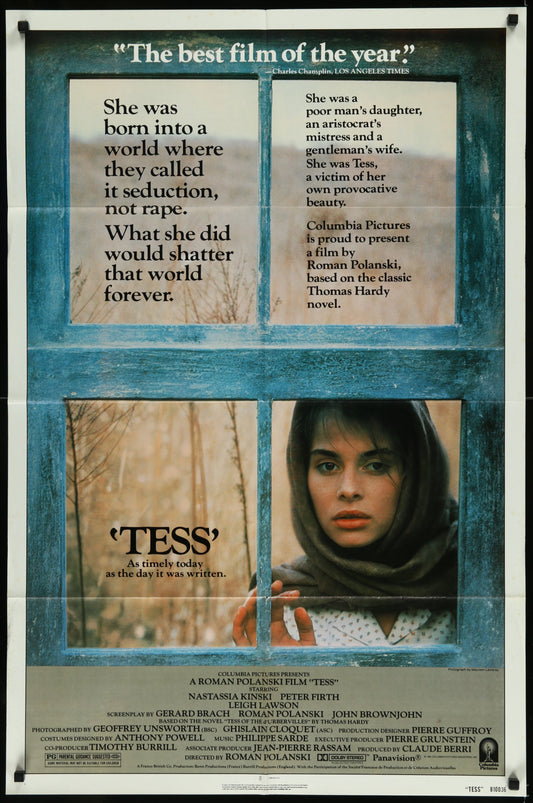 Tess (1981) Original US One Sheet Movie Poster