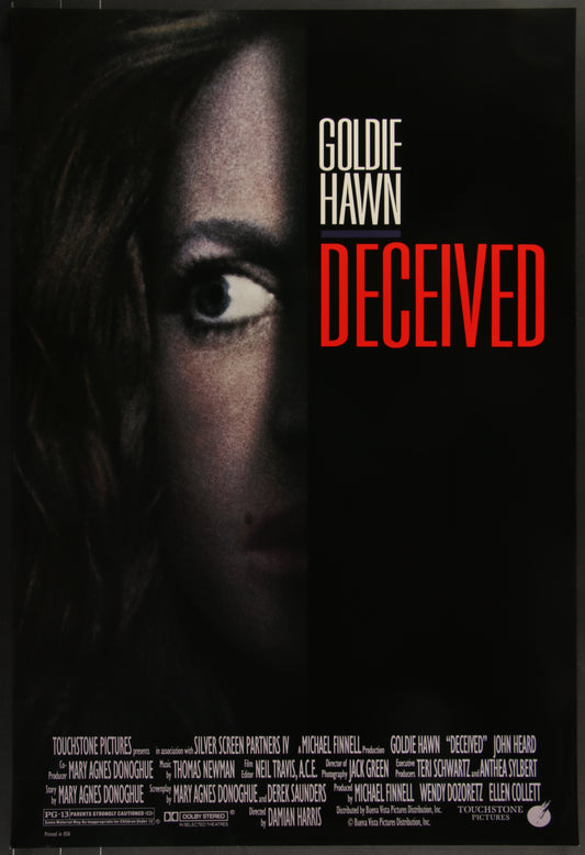 Deceived (1991) Original US One Sheet Movie Poster