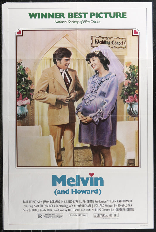 Melvin And Howard (1980) Original US One Sheet Movie Poster