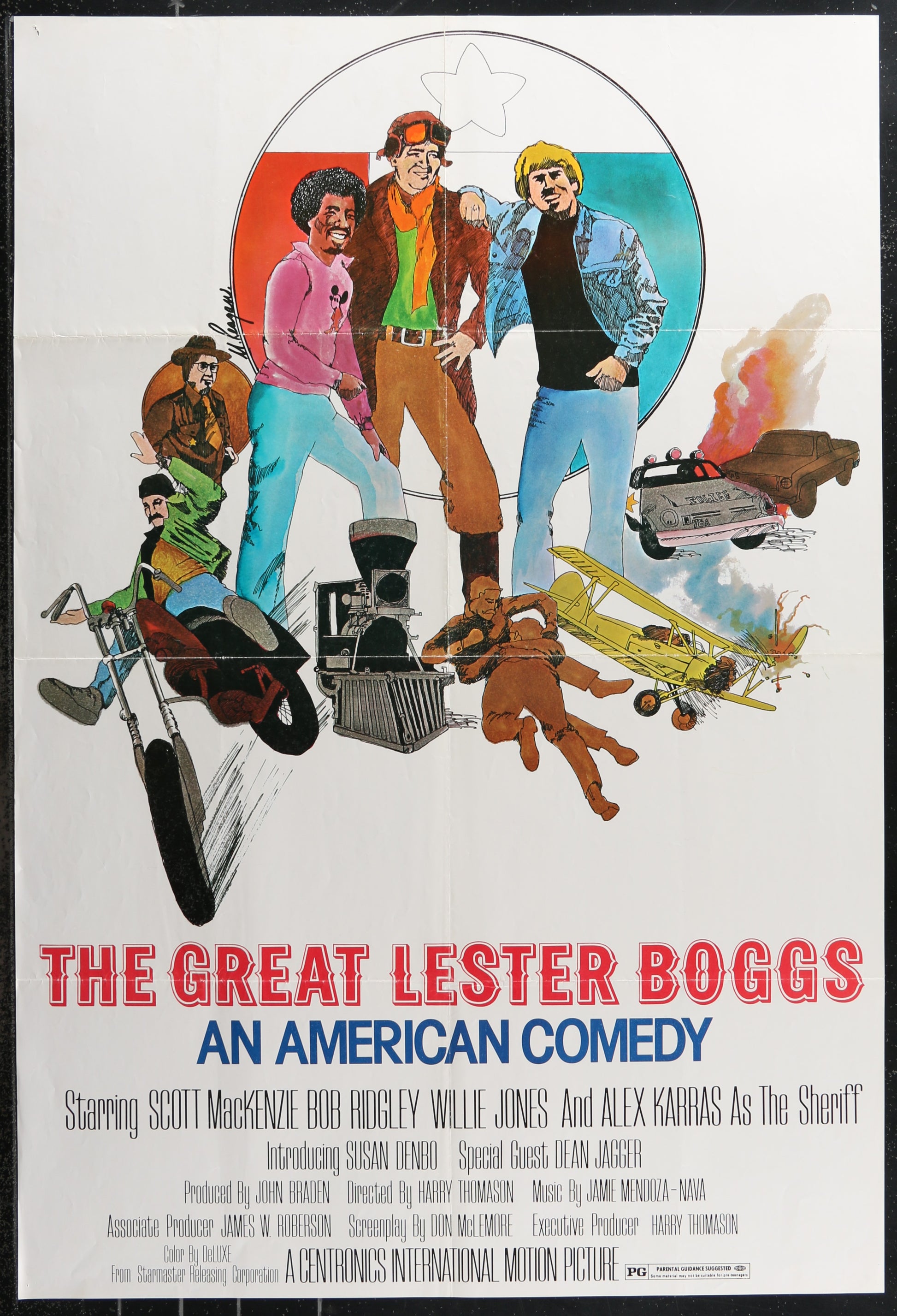 The Great Lester Boggs (1974) Original US One Sheet Movie Poster