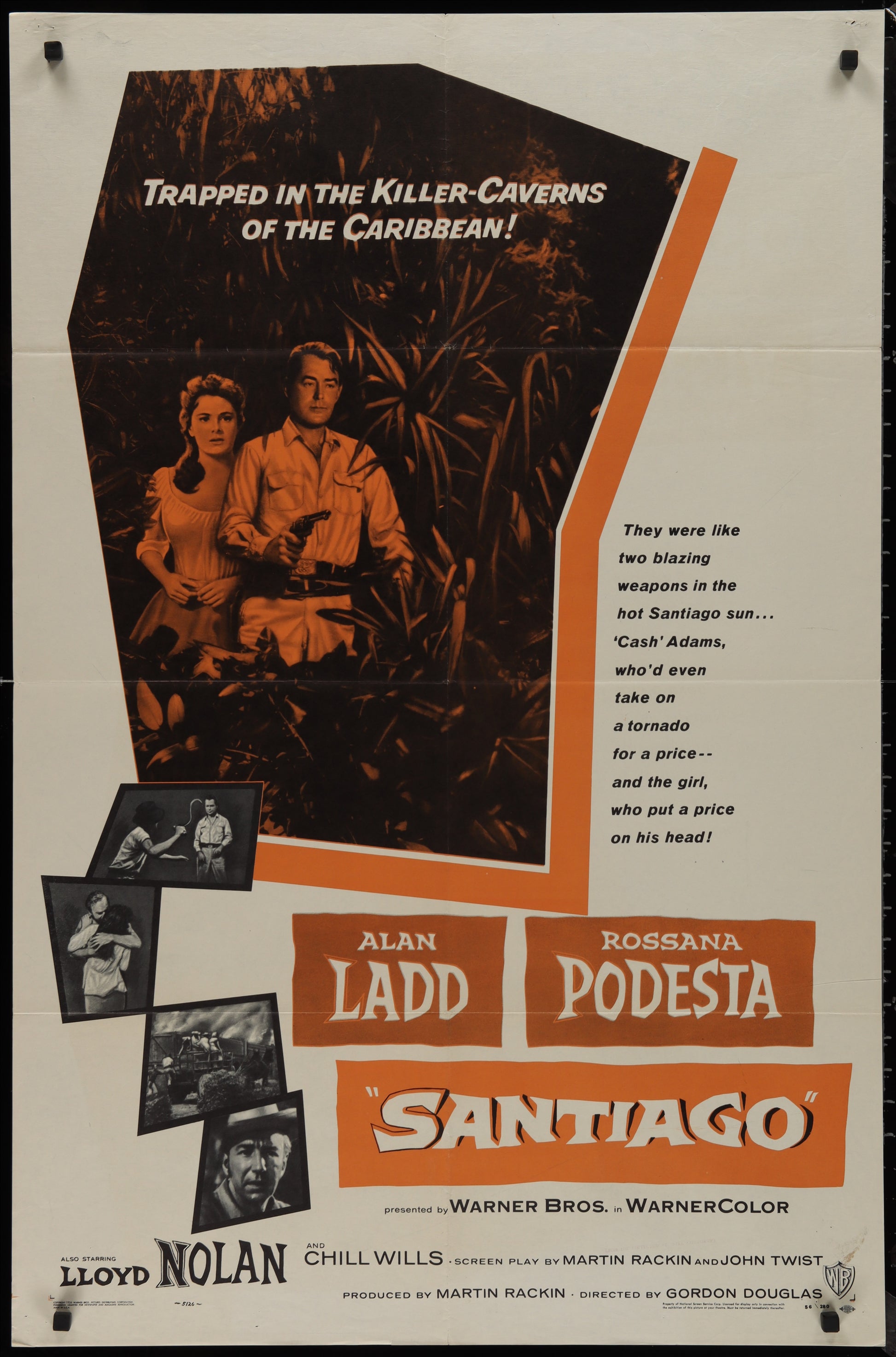 Santiago (1956) Original US One Sheet Movie Poster