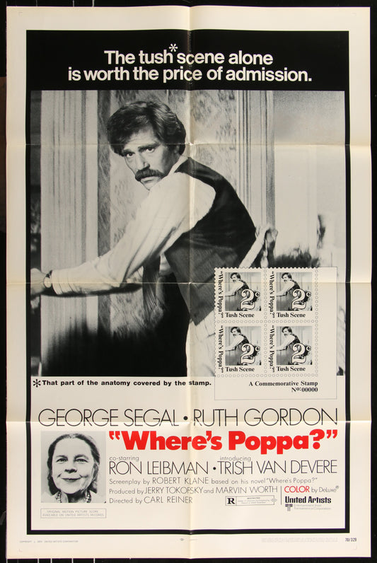 Where's Poppa (1970) Original US One Sheet Movie Poster