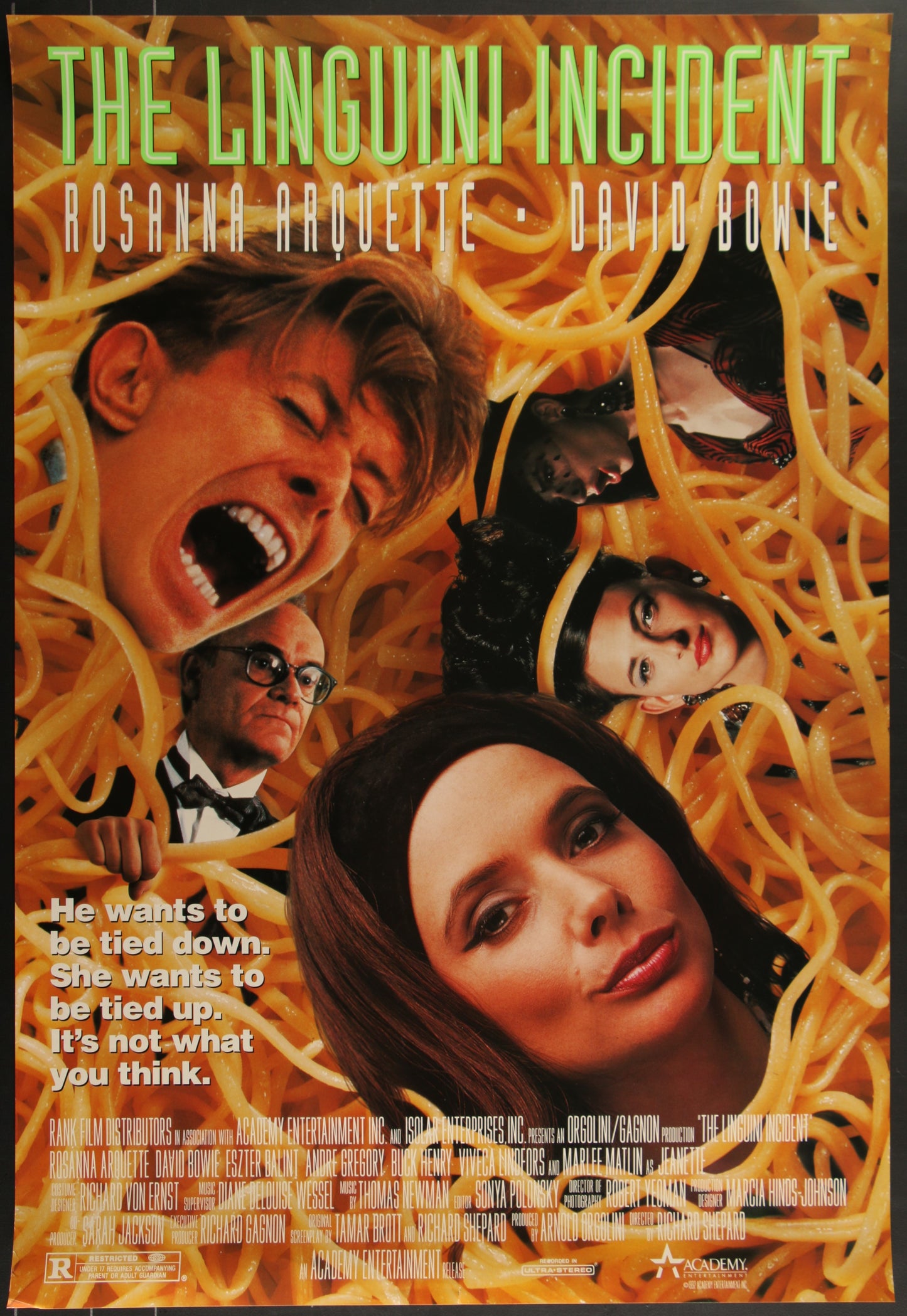 The Linguini Incident (1992) Original US One Sheet Movie Poster