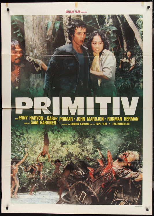 Primitiv (1978) Original Italian One Panel Movie Poster