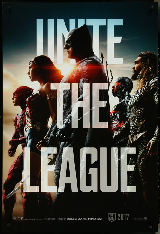 Justice League (2017) Original US One Sheet Movie Poster
