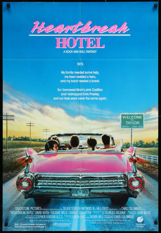 Heartbreak Hotel (1988) Original US One Sheet Movie Poster