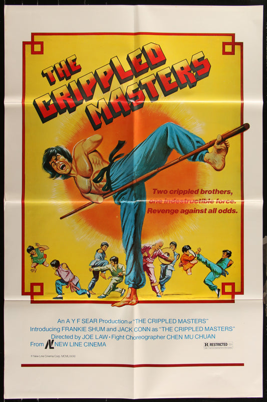 The Crippled Masters (1982) Original US One Sheet Movie Poster