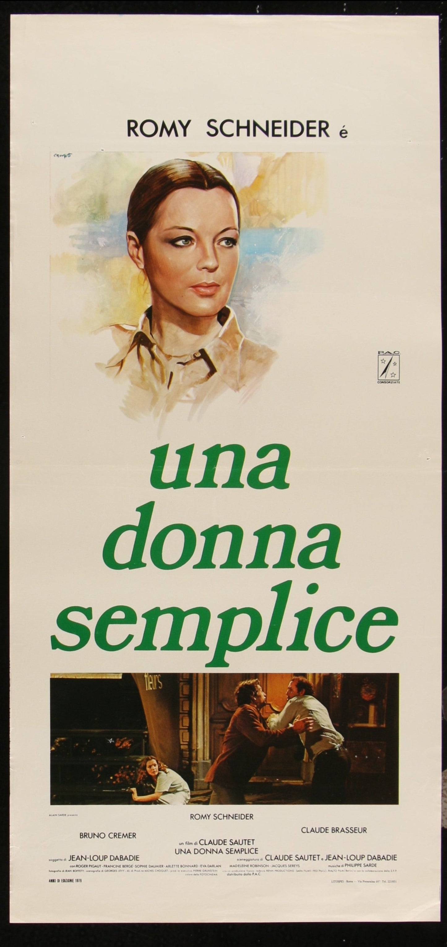 A Simple Story (1978) Original Italian Locandina Movie Poster