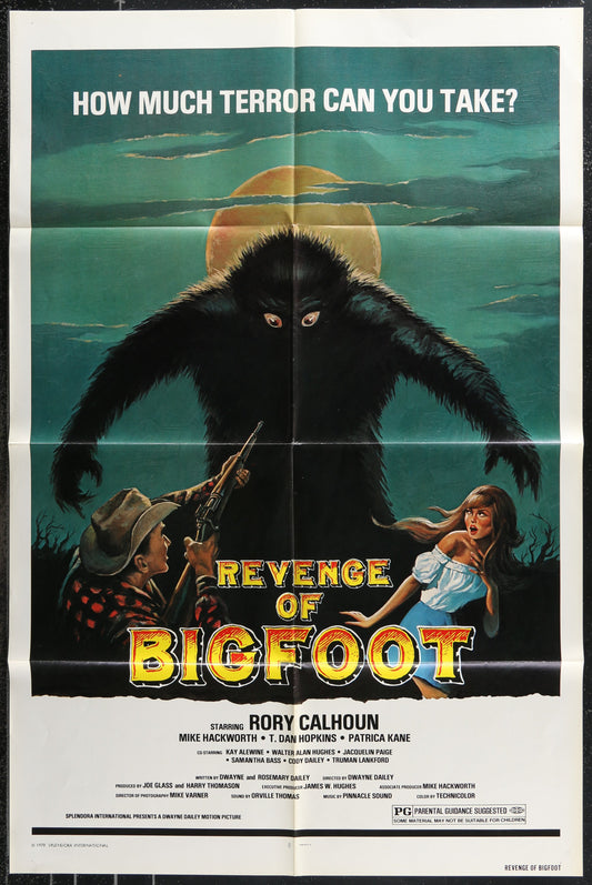 Revenge Of Bigfoot (1979) Original US One Sheet Movie Poster