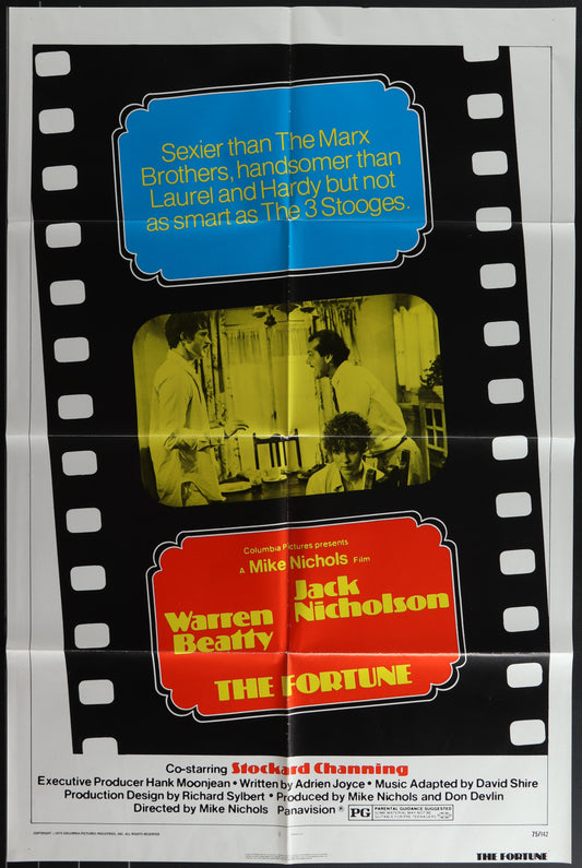 The Fortune (1975) Original US One Sheet Movie Poster