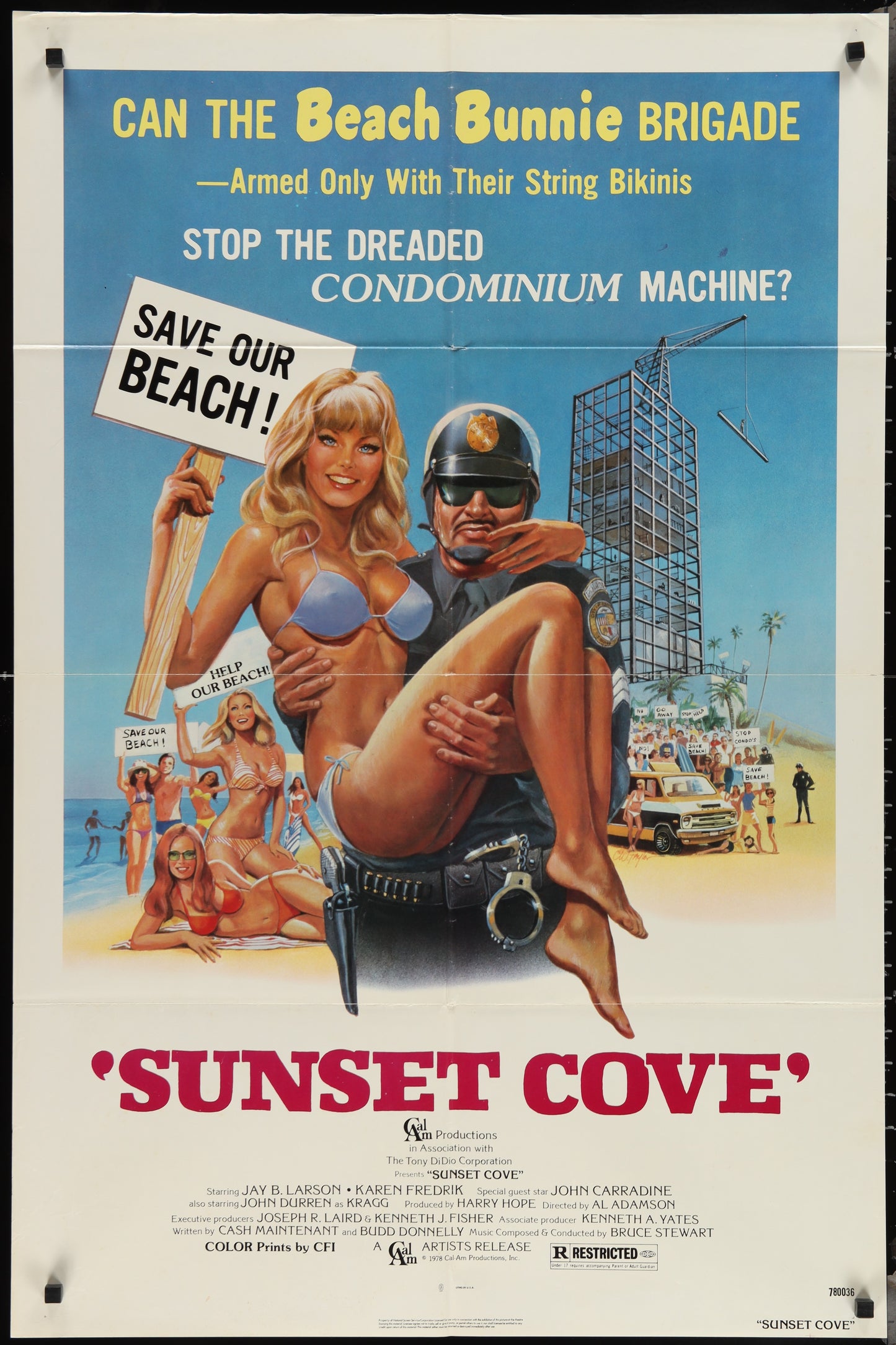 Sunset Cove (1978) Original US One Sheet Movie Poster