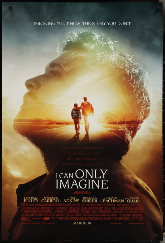 I Can Only Imagine (2018) Original US One Sheet Movie Poster