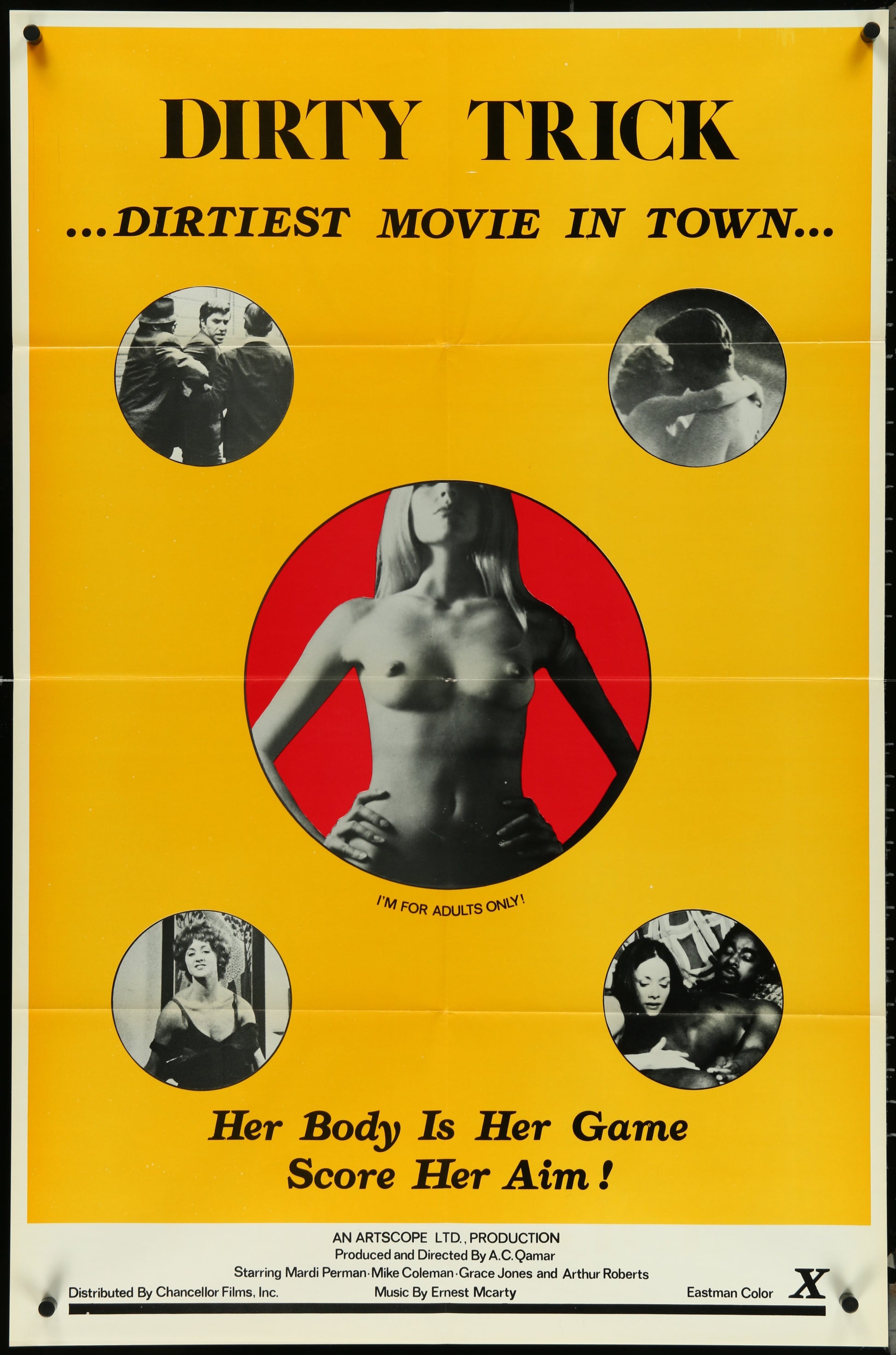 Dirty Trick (1972) Original US One Sheet Movie Poster