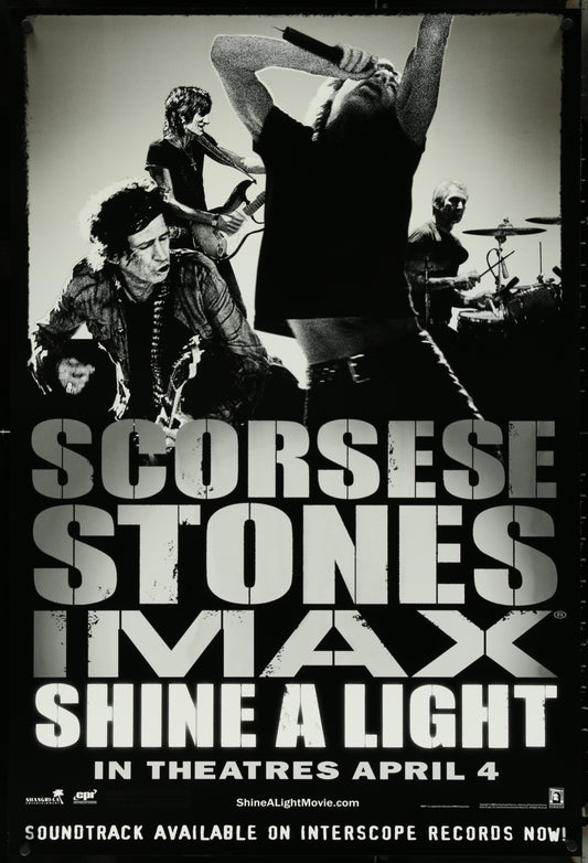 Shine A Light (2008) Original US One Sheet Movie Poster