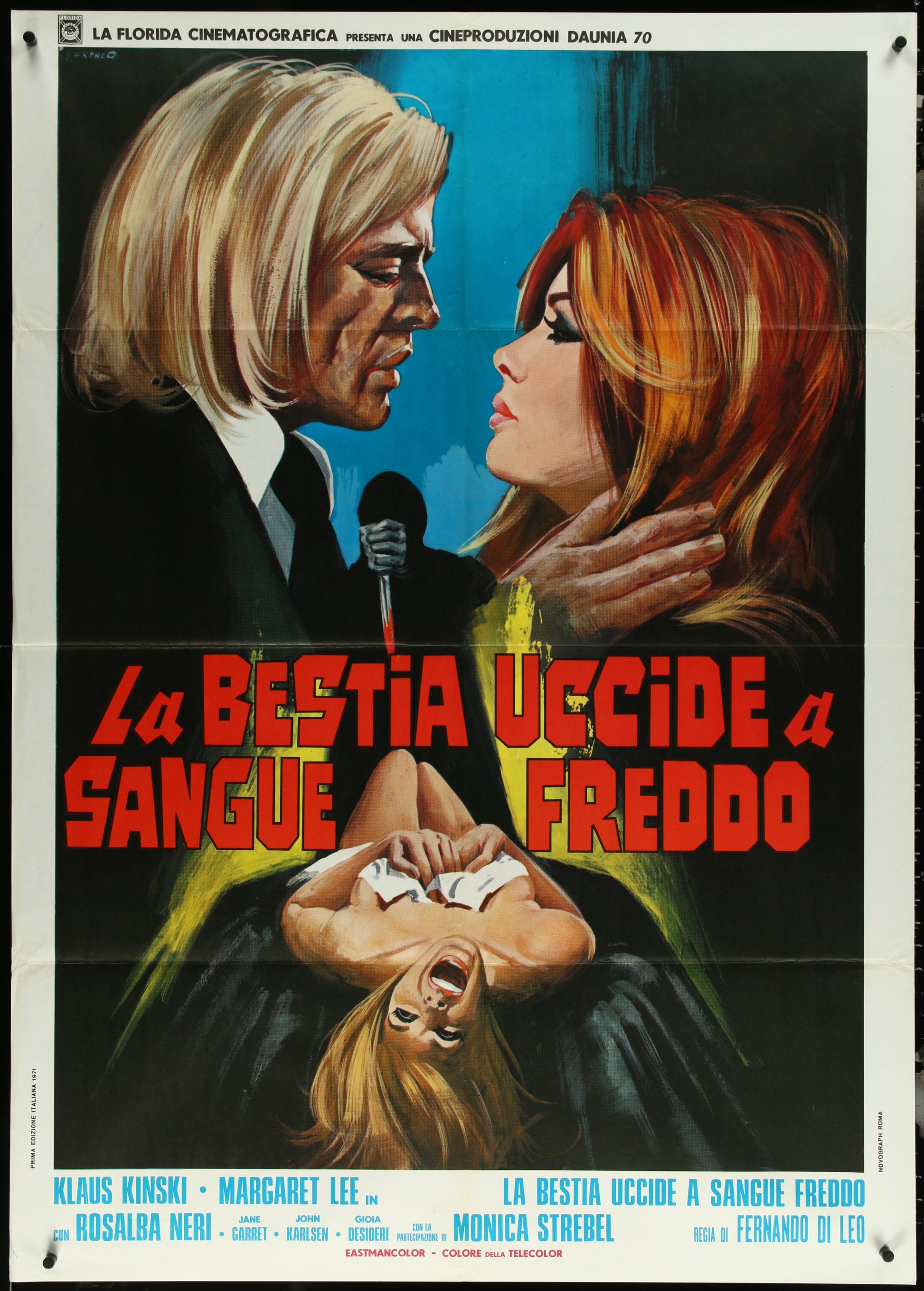 Asylum Erotica (1972) Original Italian One Panel Movie Poster