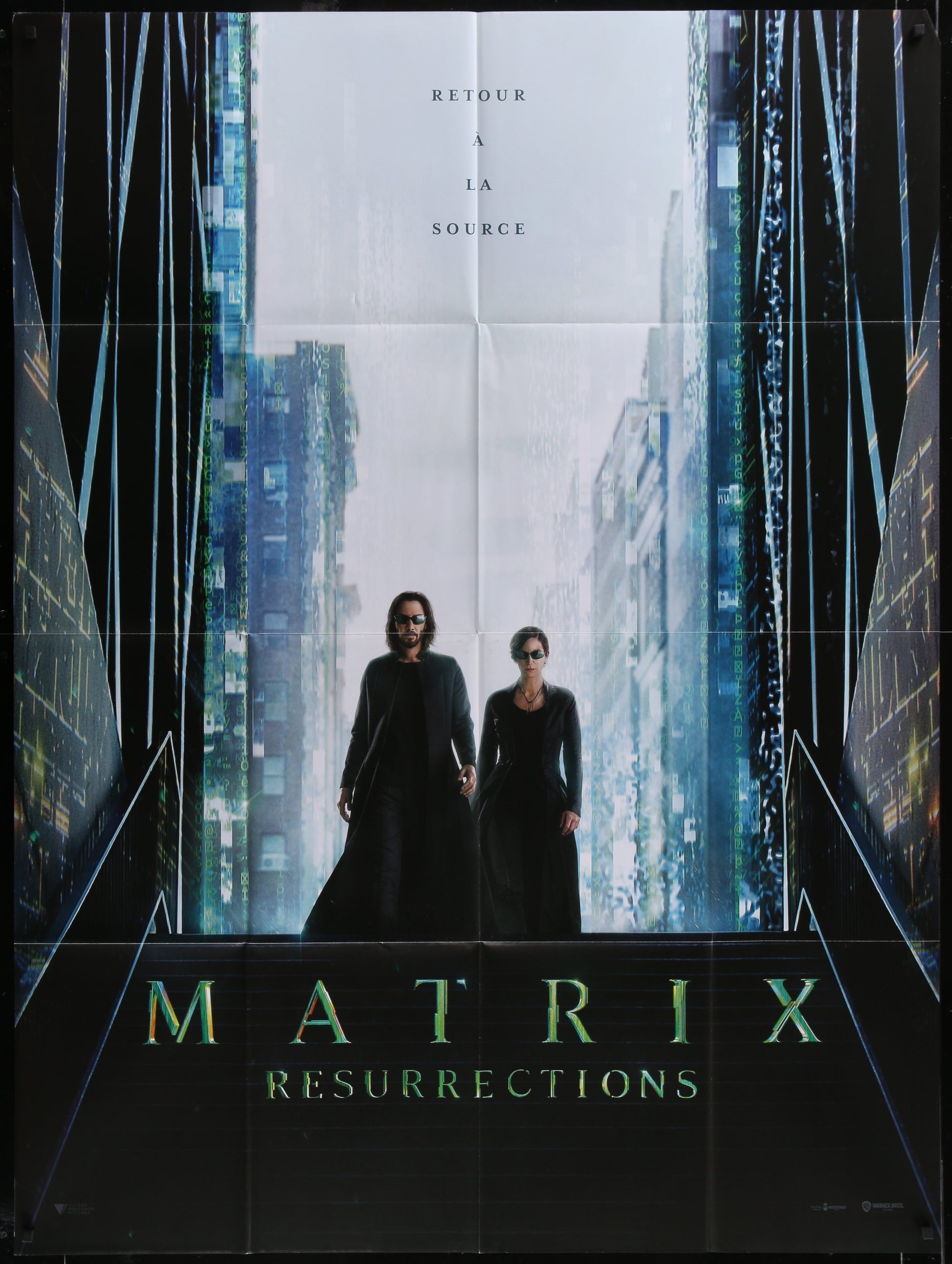 The Matrix Resurrections (2021) Original French One Panel Movie Poster