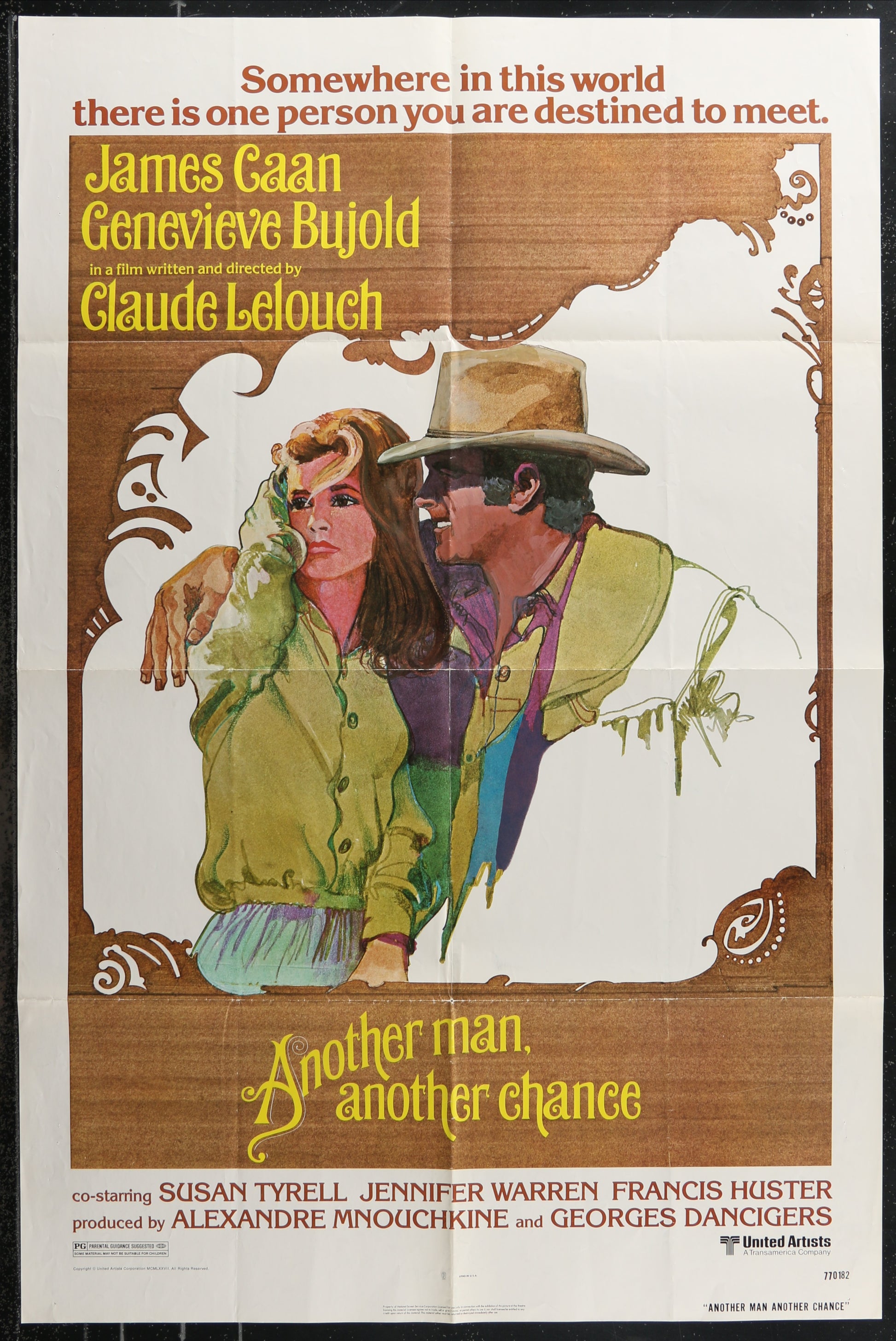 Another Man Another Chance (1977) Original US One Sheet Movie Poster