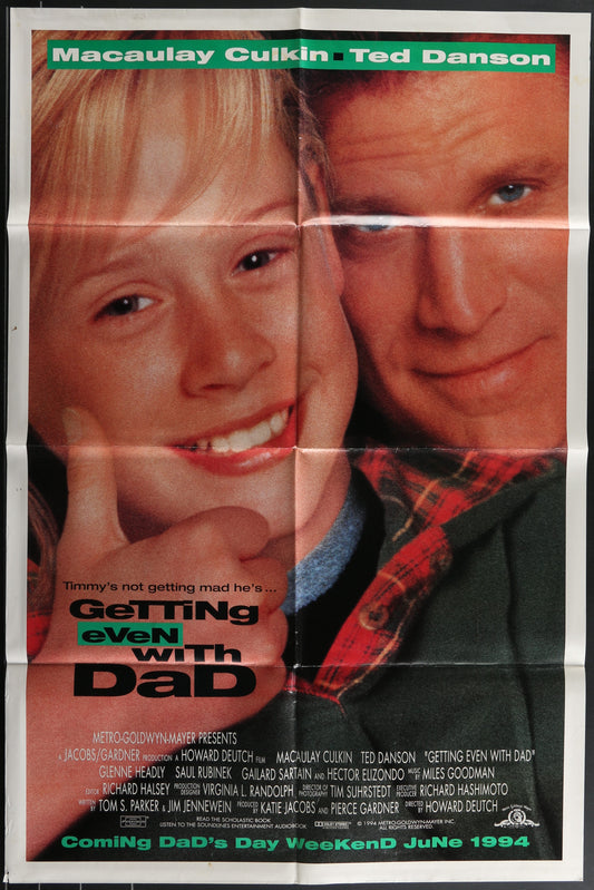 Getting Even With Dad (1994) Original US One Sheet Movie Poster