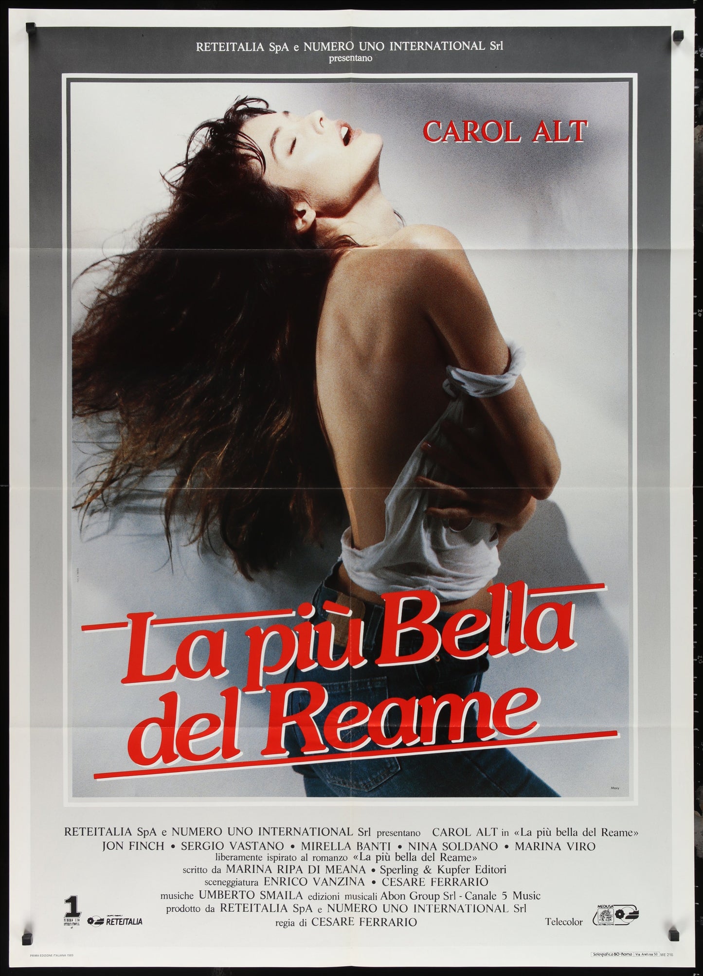 La Piu Bella Del Reame (1989) Original Italian One Panel Movie Poster