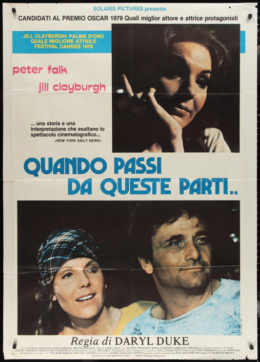 Today Is Forever (1976) Original Italian One Panel Movie Poster