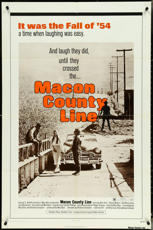 Macon County Line (1974) Original US One Sheet Movie Poster