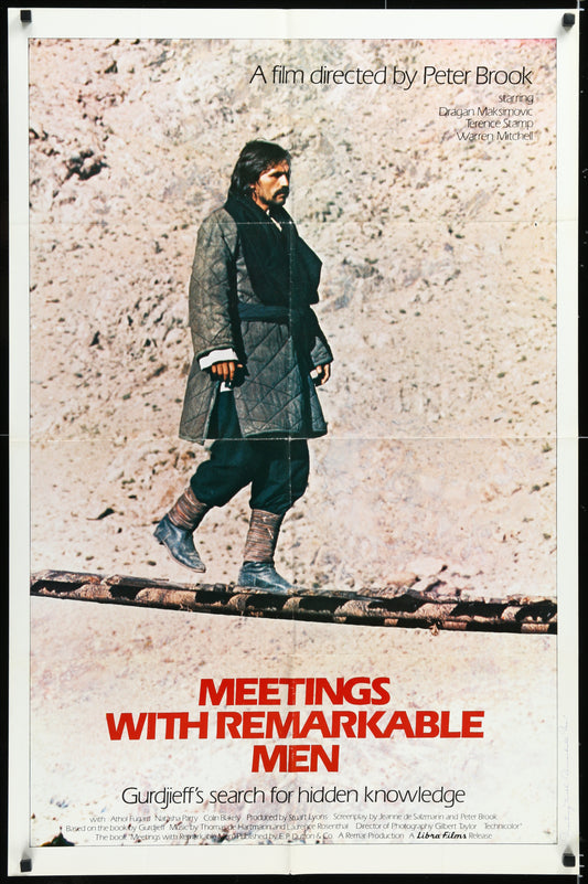 Meetings With Remarkable Men (1979) Original US One Sheet Movie Poster