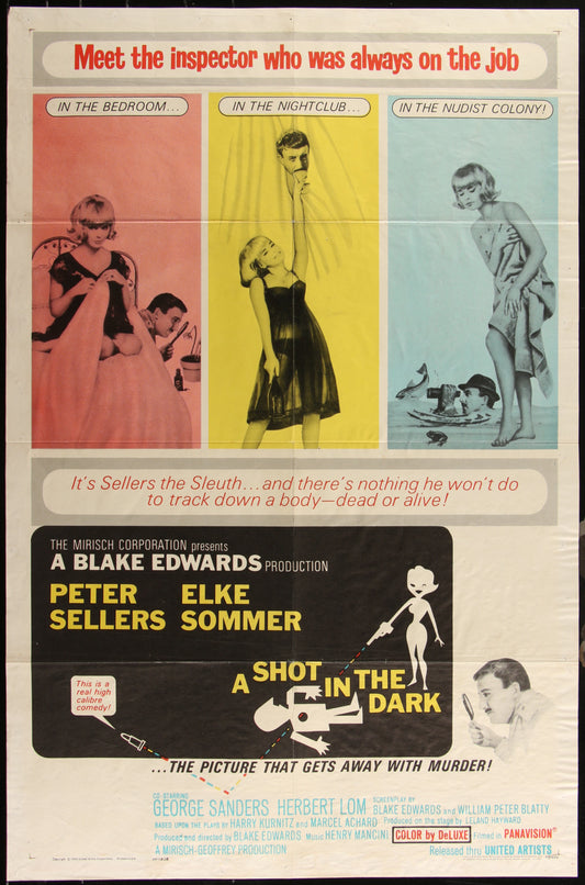 A Shot In The Dark (1964) Original US One Sheet Movie Poster