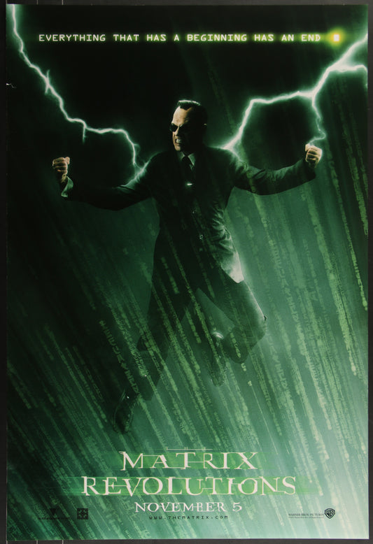 The Matrix Revolutions (2003) Original US One Sheet Movie Poster