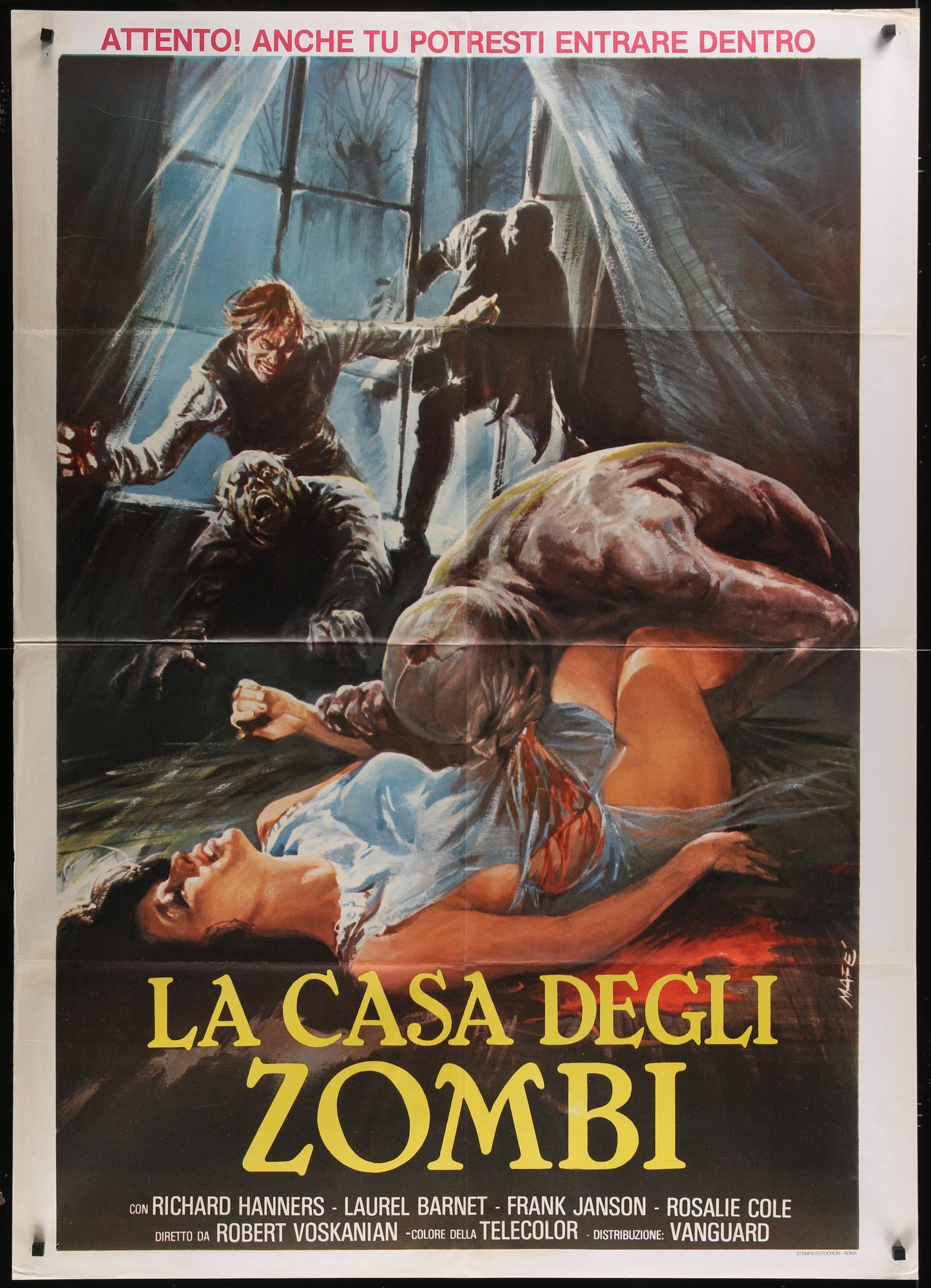 Zombie's Child (1977) Original Italian One Panel Movie Poster