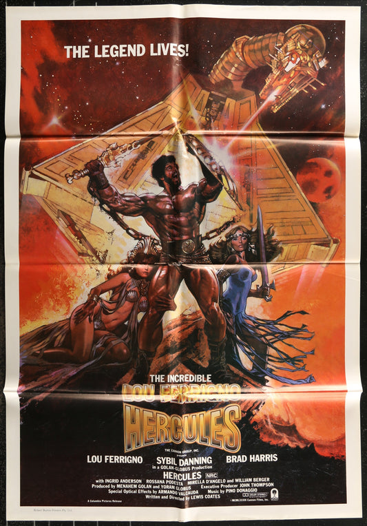 Hercules (1983) Original Australian One Sheet Movie Poster