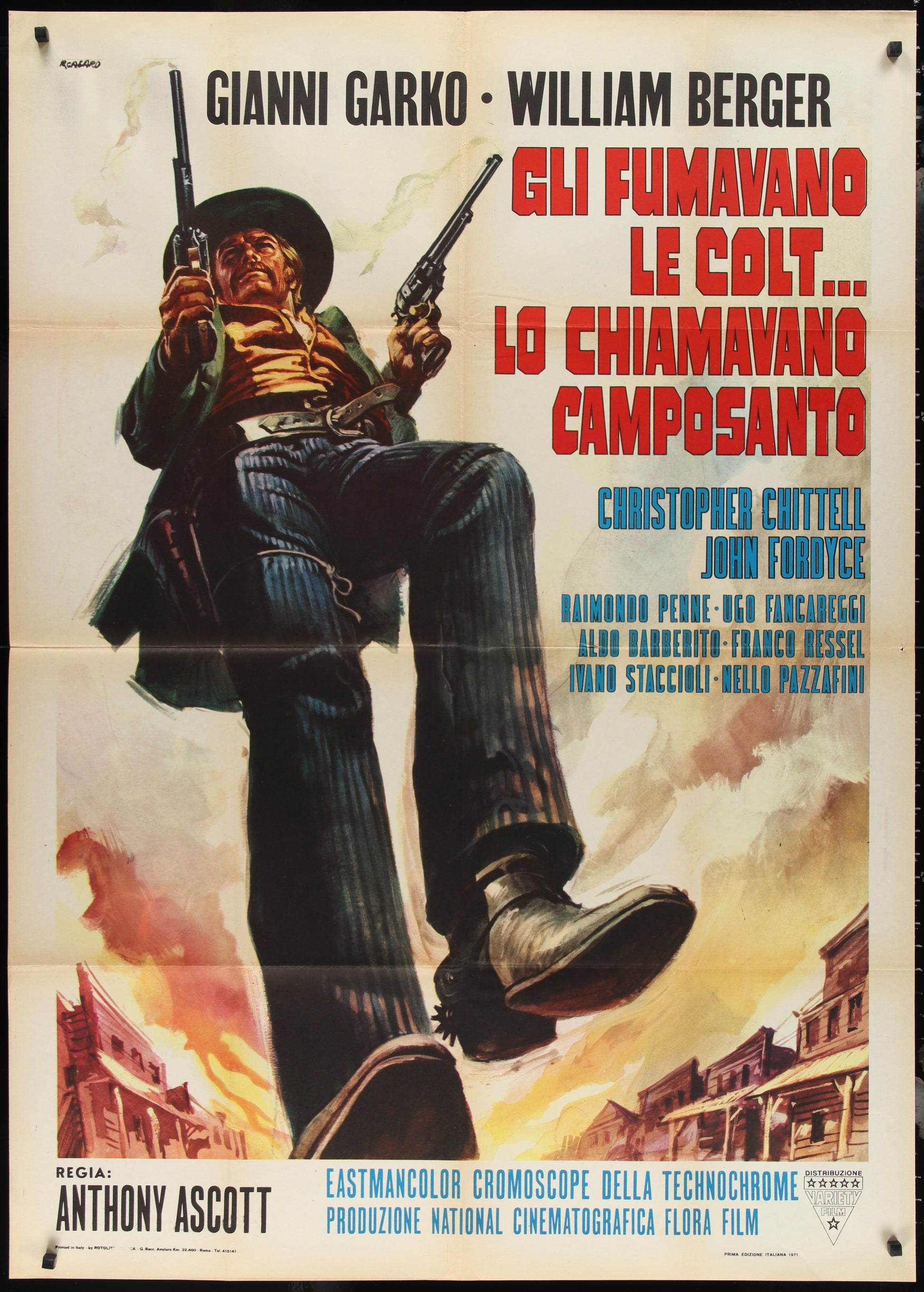 Bullet For A Stranger (1971) Original Italian One Panel Movie Poster