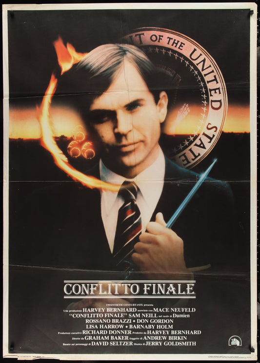 The Final Conflict (1981) Original Italian One Panel Movie Poster