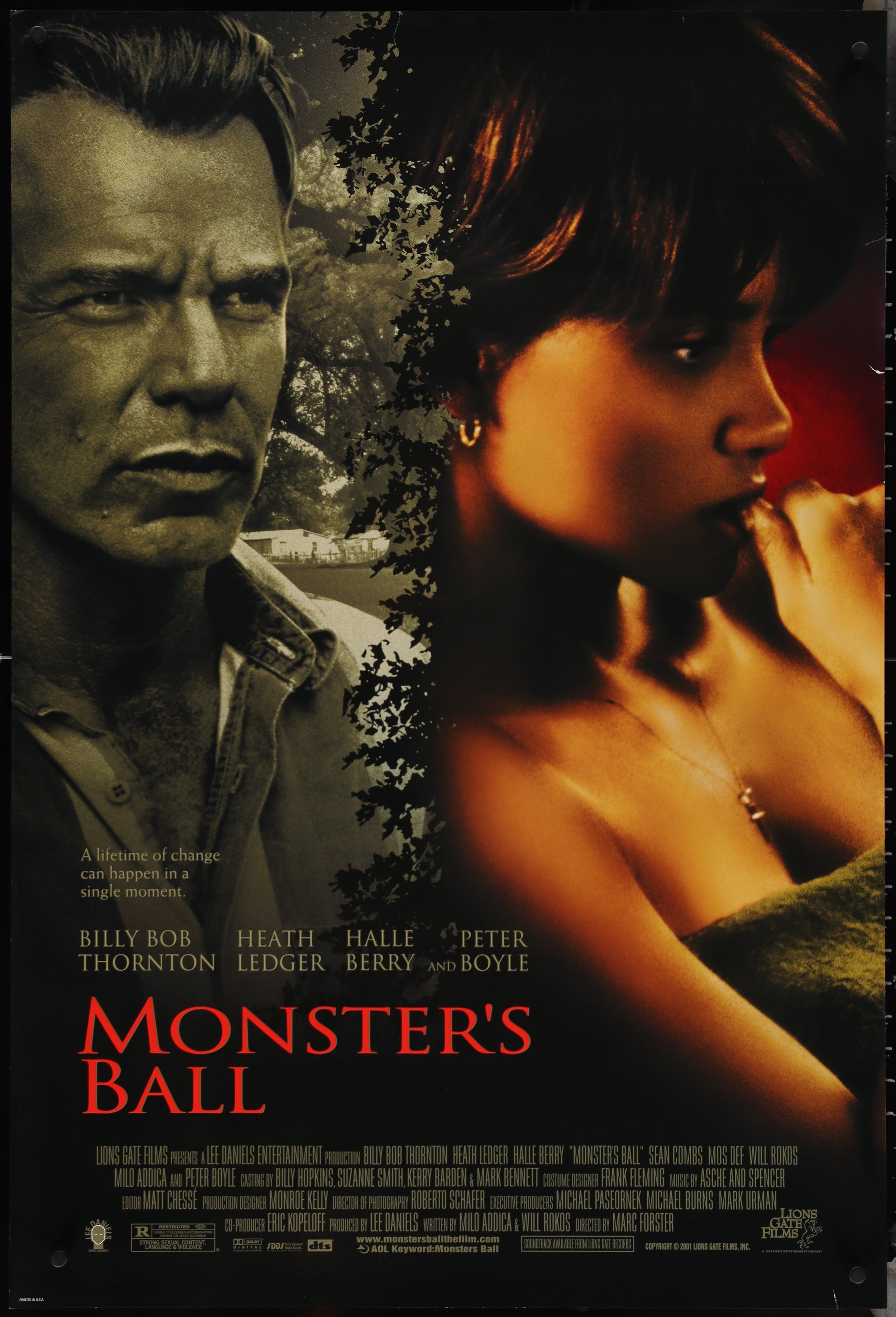 Monster's Ball (2001) Original US One Sheet Movie Poster