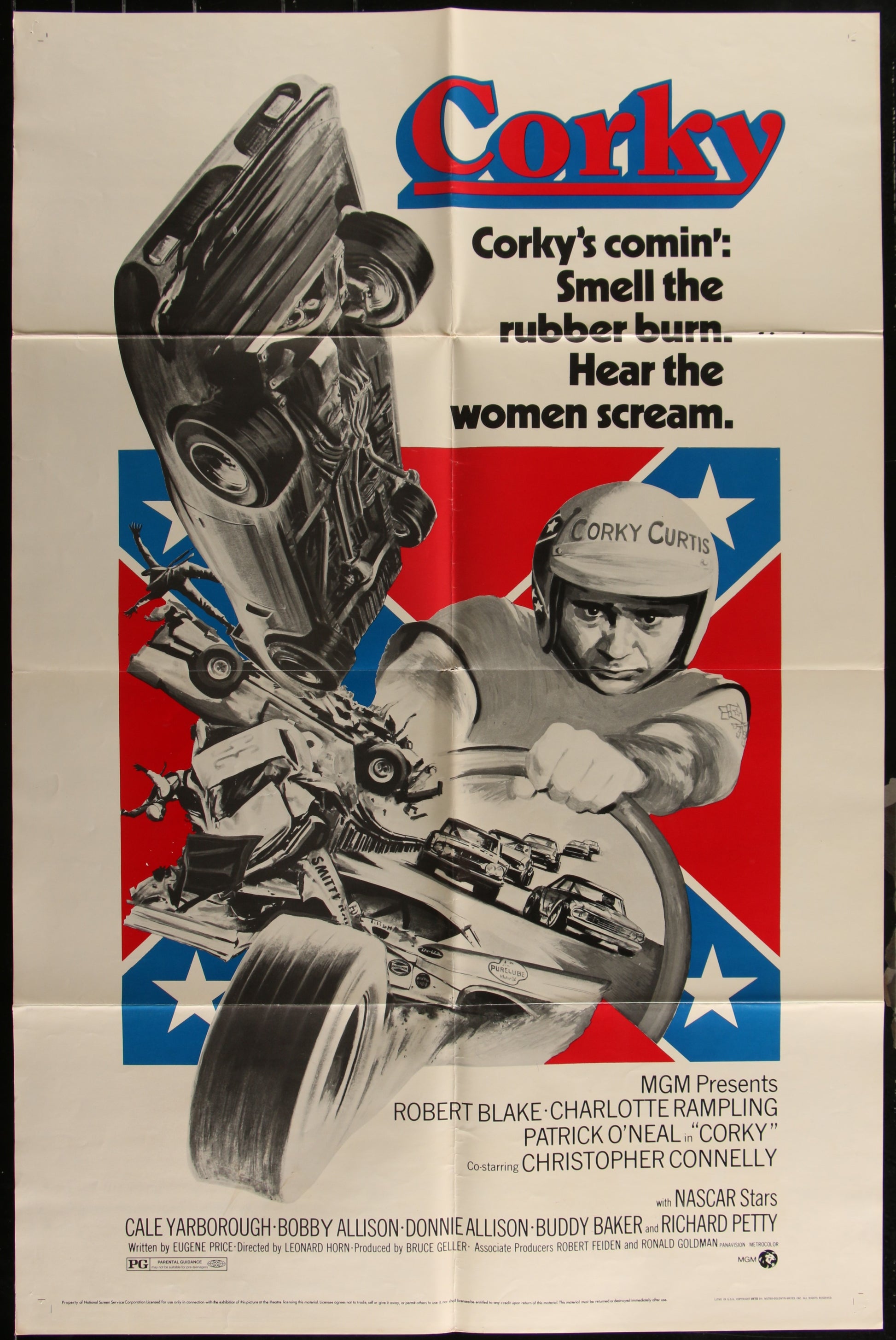 Corky (1972) Original US One Sheet Movie Poster