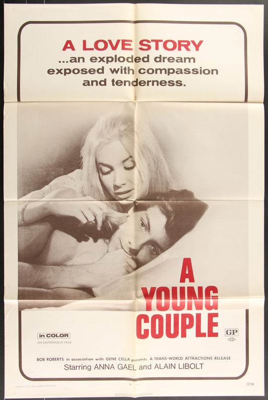 A Young Couple (1972) Original US One Sheet Movie Poster