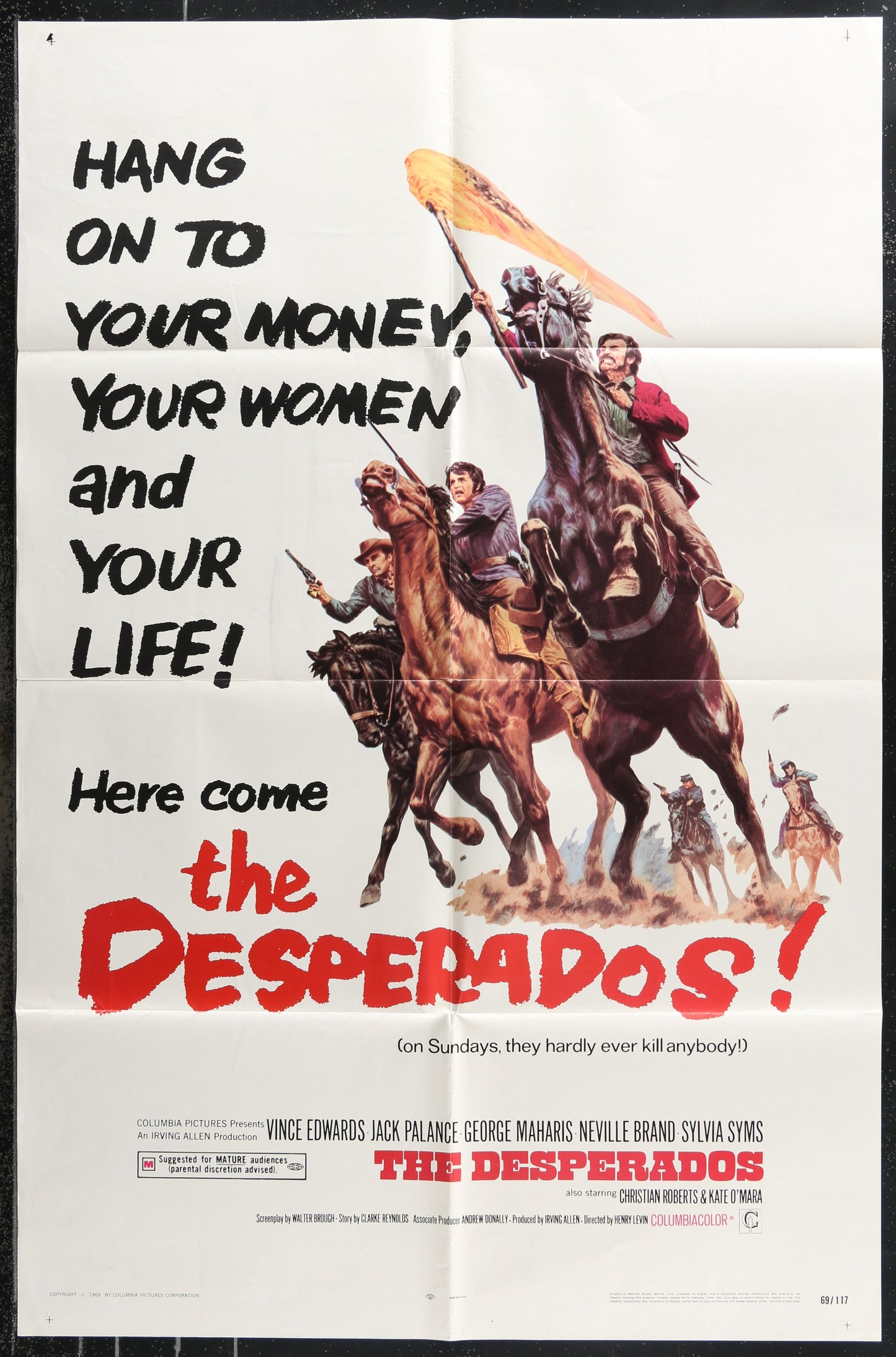 The Desperados (1969) Original US One Sheet Movie Poster