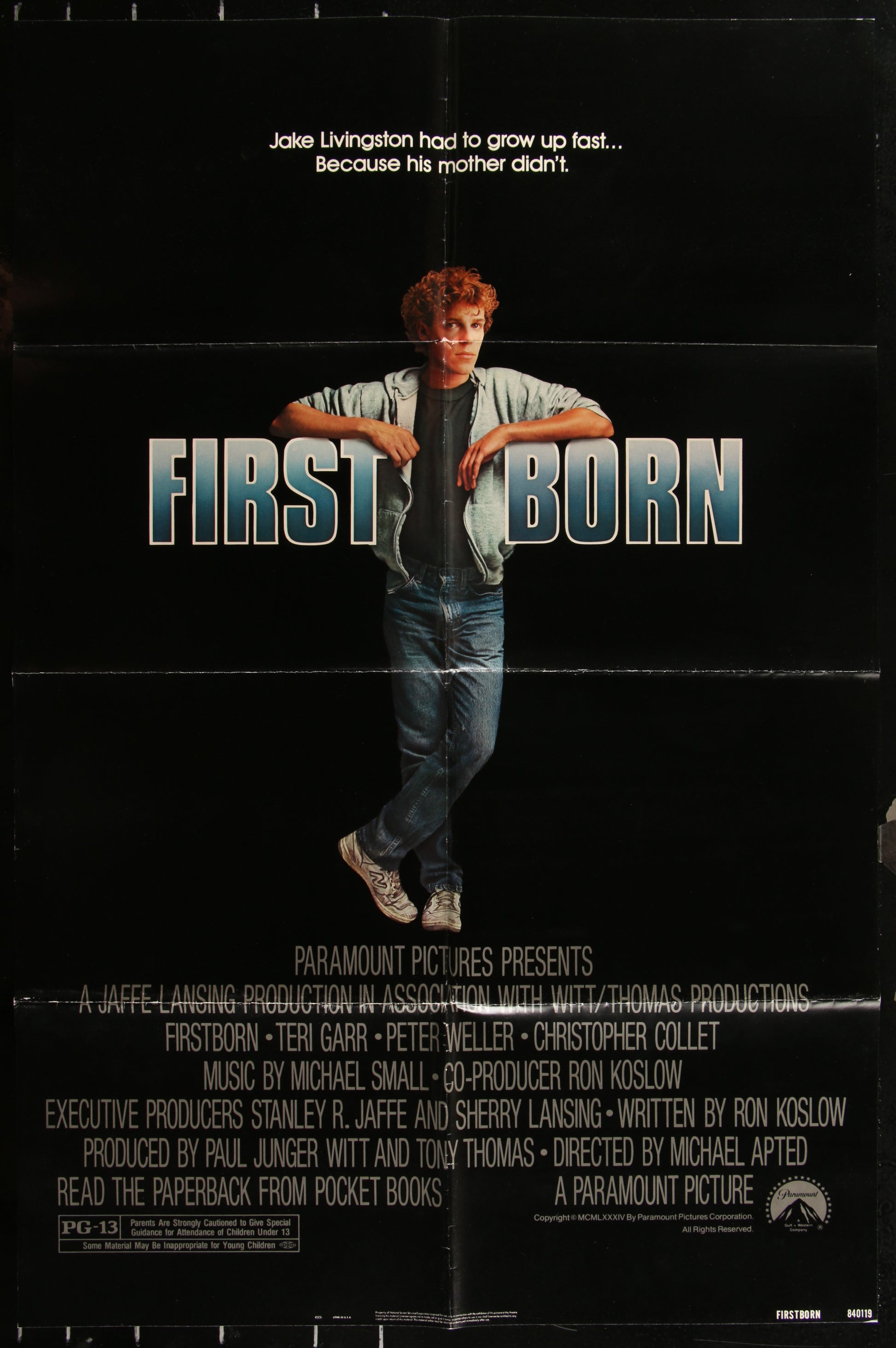 Firstborn (1984) Original US One Sheet Movie Poster