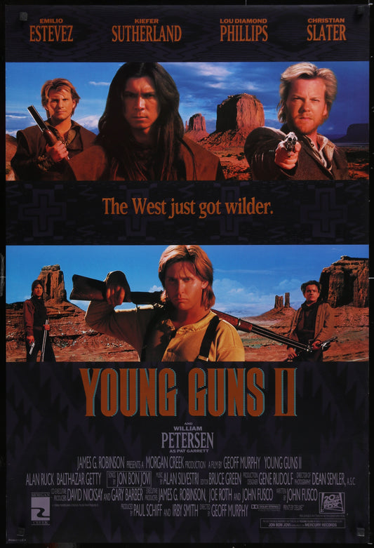 Young Guns II (1990) Original US One Sheet Movie Poster