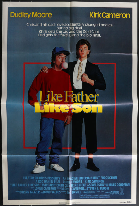 Like Father Like Son (1987) Original US One Sheet Movie Poster