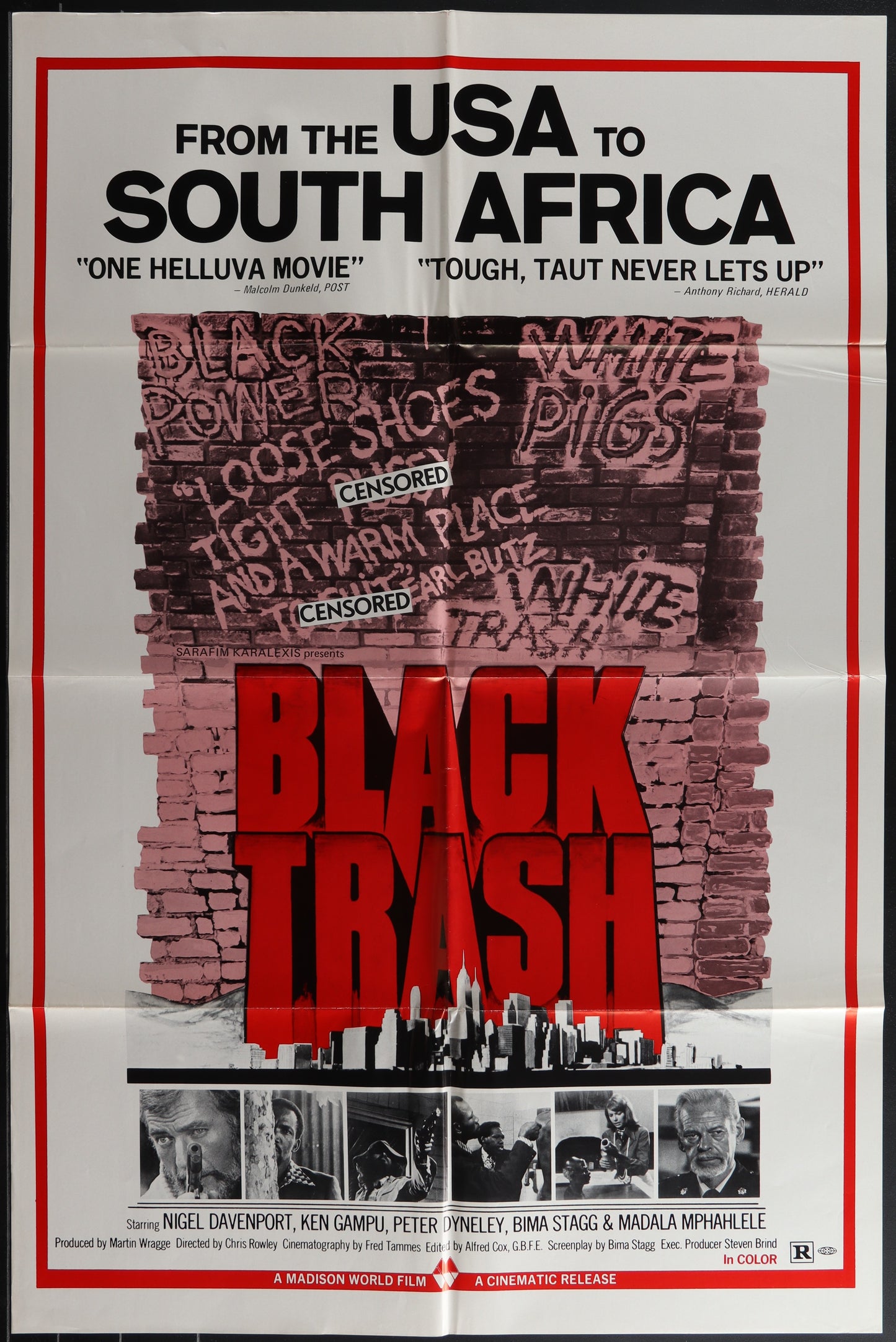 Black Trash (1978) Original US One Sheet Movie Poster